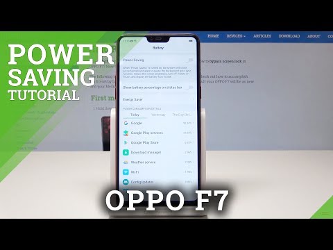 Power Saving Mode in OPPO F7 - Battery Saver / Extend Battery Life