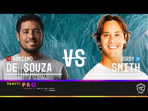 Adriano de Souza vs. Jordy Smith - Quarterfinals, Heat 2 - Tahiti Pro Teahupo'o 2019