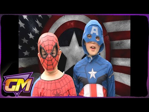 Epic Kids Rap Battle - Captain America Vs Spiderman (when they were young)
