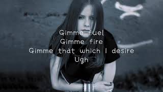 Avril Lavigne - Fuel [Live] || Lyrics