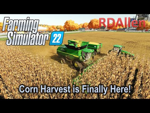 Corn Harvest is Finally Here! | E35 Elmcreek | Farming Simulator 22