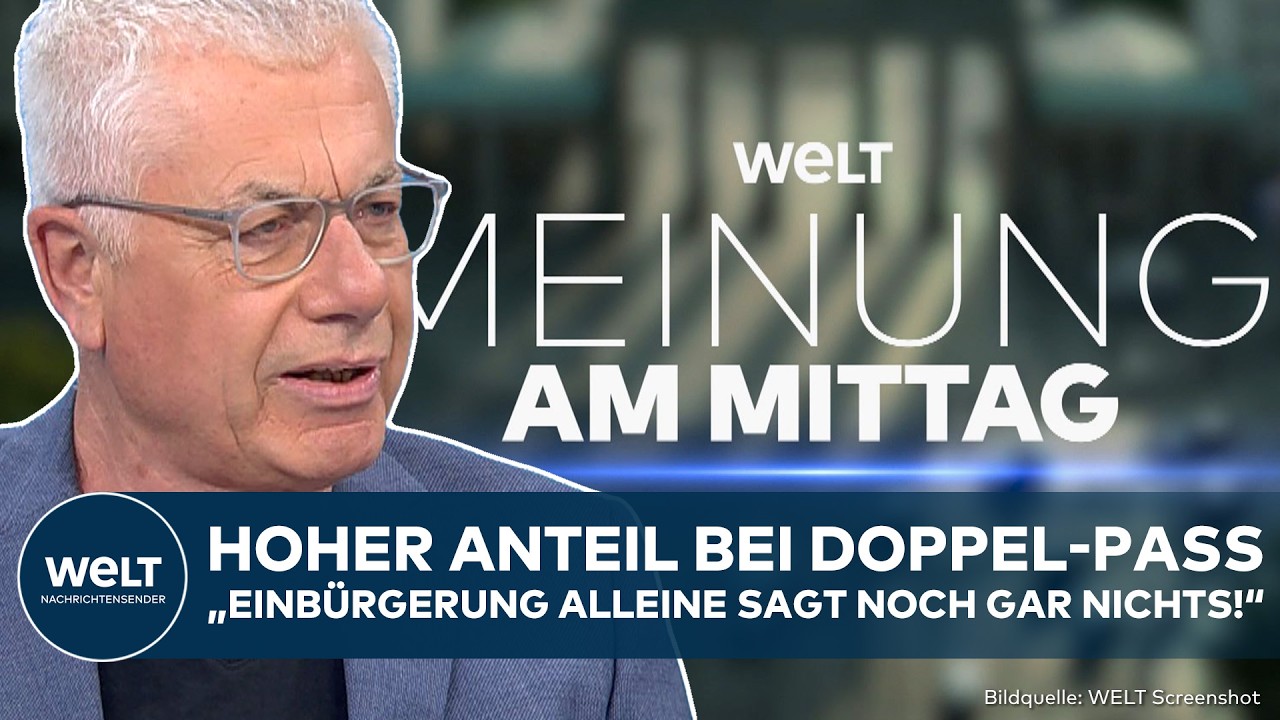 MEINE MEINUNG: Umfrage-Hammer zum Doppel-Pass in Deutschland! Reinhard Mohr macht harte Ansage