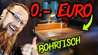 GENIAL‼️Dieser Bohrtisch hat MICH 0€ gekostet. AEG DT10 Tisch-Bohrmaschine