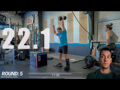 CROSSFIT OPEN WORKOUT 22.1 | BROKEN FOOT