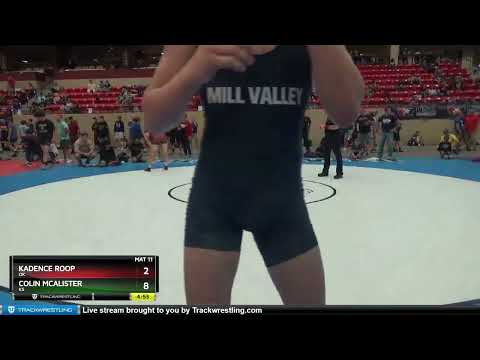 152 Lbs Quarterfinal - Kadence Roop, OK Vs Colin McAlister, KS C66e