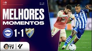 MELHORES MOMENTOS: ALAVÉS 1 X 1 MÁLAGA | LALIGA 26/27 | 10ª RODADA