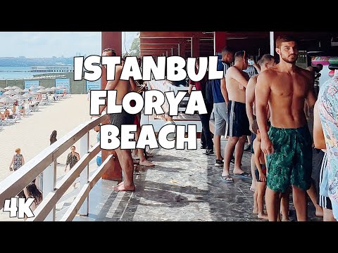 [4K] 🦊 Istanbul Walk Aqua Floria Beach : Walking Tour