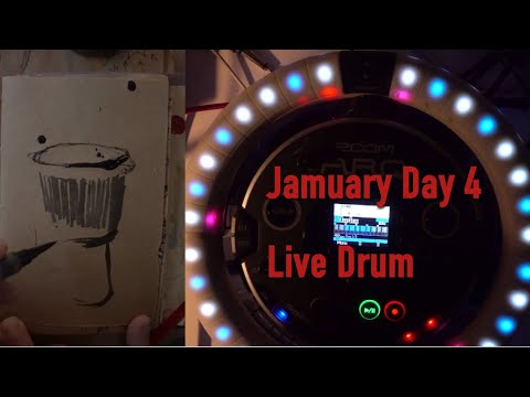 #jamuary2022 Day4- Live Drum with Zoom Arq 96
