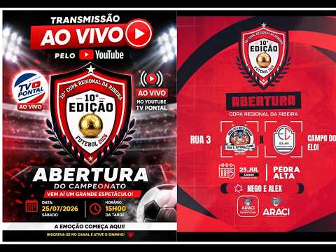 RUA 3 FUTEBOL CLUBE  X CAMPO DO ELOI FC
