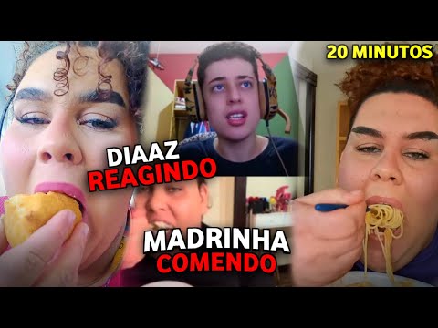 DIAAZ REACTING TO GODMOTHER EATING (Compiled)