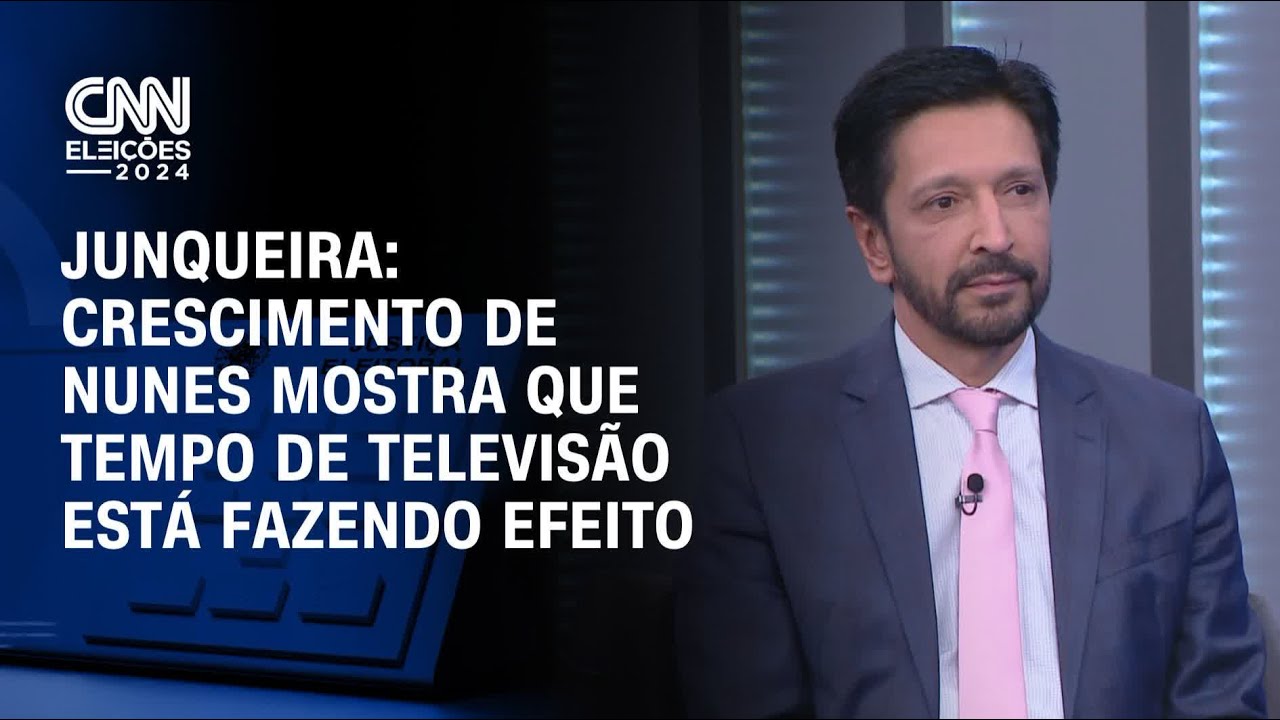 Junqueira: Crescimento de Nunes mostra que tempo de televisão está fazendo efeito | CNN PRIME TIME