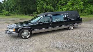 1996 Cadillac Fleetwood Hearse by S&S Coach Company Walk Around and Drive Away