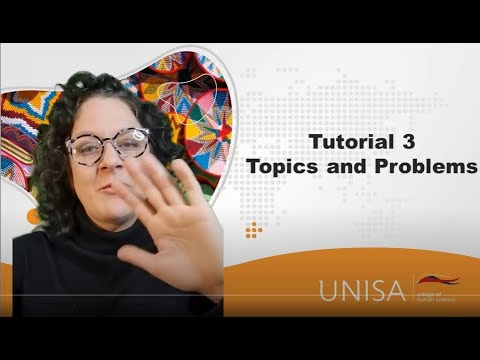 Tutorial 3 Topics and Problems