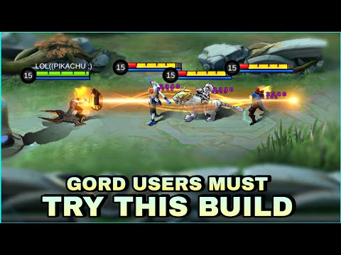 GORD BEST BUILD INSANE DAMAGE | TOP 1 GLOBAL GORD | MLBB