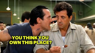 Consequences of bullying the new prisoner too many times | Sylvester Stallone