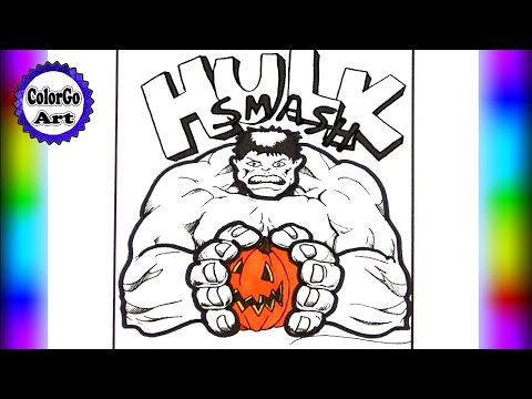 Angry Hulk Coloring Pages | The Incredible HULK Colored | Deaf Kev - Invincible Pt. II NCS