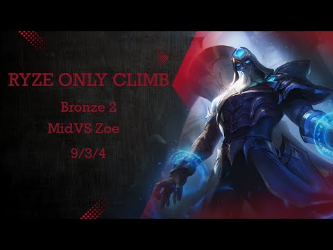 Ryze only climb full game ryze vs Zoe Mid lane