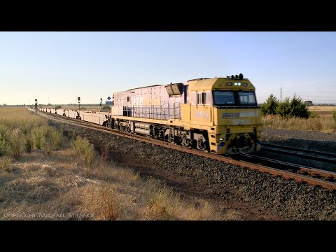 6PM6 With 81 Empty Container Wagons! (30/12/2021) - PoathTV Australian Trains & Railways