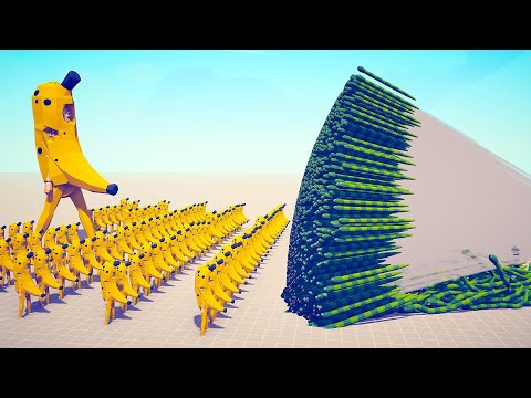 100x BANANAS + GIANT BANANA vs EVERY POWERFUL GOD - Totally Accurate Battle Simulator 2023