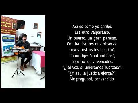 Claudio Gajardo - Seis décimas de "Más que José Miguel", en la Biblioteca # 297 de Coltauco (2/P)