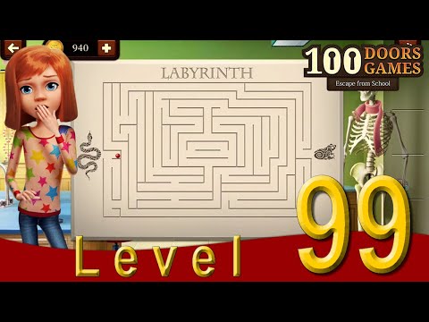 JOGO ESCAPE FROM SCHOOL - 100 DOORS GAMES | 100 PORTAS LEVEL 99 PASSO A PASSO | LEVEL 99 WALKTHROUGH