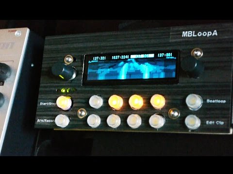 [techdemo] DIY MBLoopA V1 Voxelspace MIDI Looper Vs Alesis Andromeda