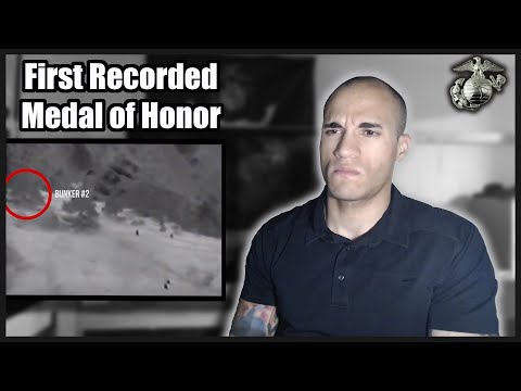 Marine Infantryman reacts to First Medal of Honor Ever Recorded