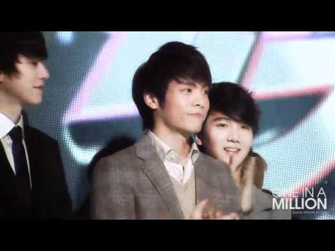 [HD] 101203 SM THE BALLAD (Kyuhyun Jonghyun Jino) Music Bank Ending fancam.mp4