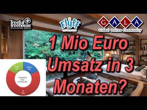 Flyff - Gala Inc. Geschäftsbericht: 1 Mio Euro Umsatz mit Flyff?! + Treeful Treehouse Resort Okinawa