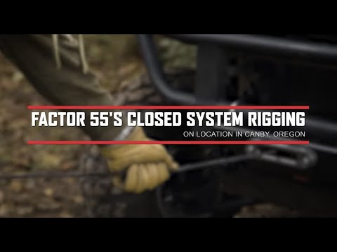 Closed System Winching™ with FACTOR 55 XTV Powersports Rigging and Accessories | UTV ATV Recovery