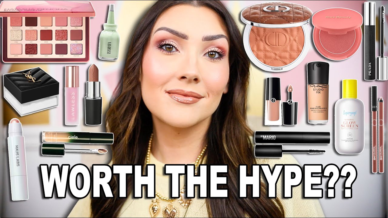 Testing *NEW* VIRAL Makeup... IS IT WORTH THE HYPE? 🤔💄 #newmakeup