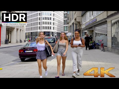 [4k HDR] Hamburg City  Neustadt District Summer walking tour  Germany 2023