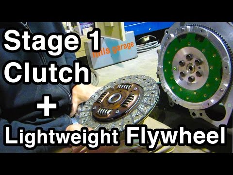 Stage 1 Clutch + Lightweight Flywheel [UnBusted Mazda Build pt1]