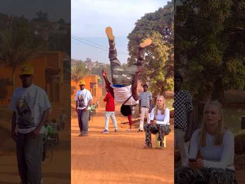 They didn't expect me to backflip🥵😤 #ashleylookatme #africa #travel #shorts