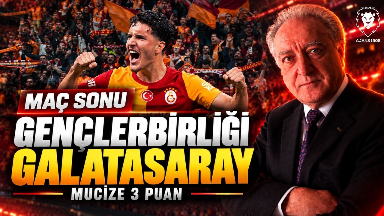 Gençlerbirliği - Galatasaray 0-1 | DENİZ GÜL GOL!!!| Kötü Futbol MUCİZE 3 PUAN | Batrakov Hırsı
