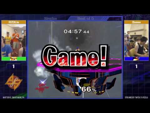 Event Match 21: R2DLiu (Fox) vs Bones (Falco) - Losers Quarters