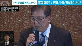【自民懇談会】石破総理の退陣要求多数　政治部・森洋介記者【ABEMA NEWS】(2025年7月28日)