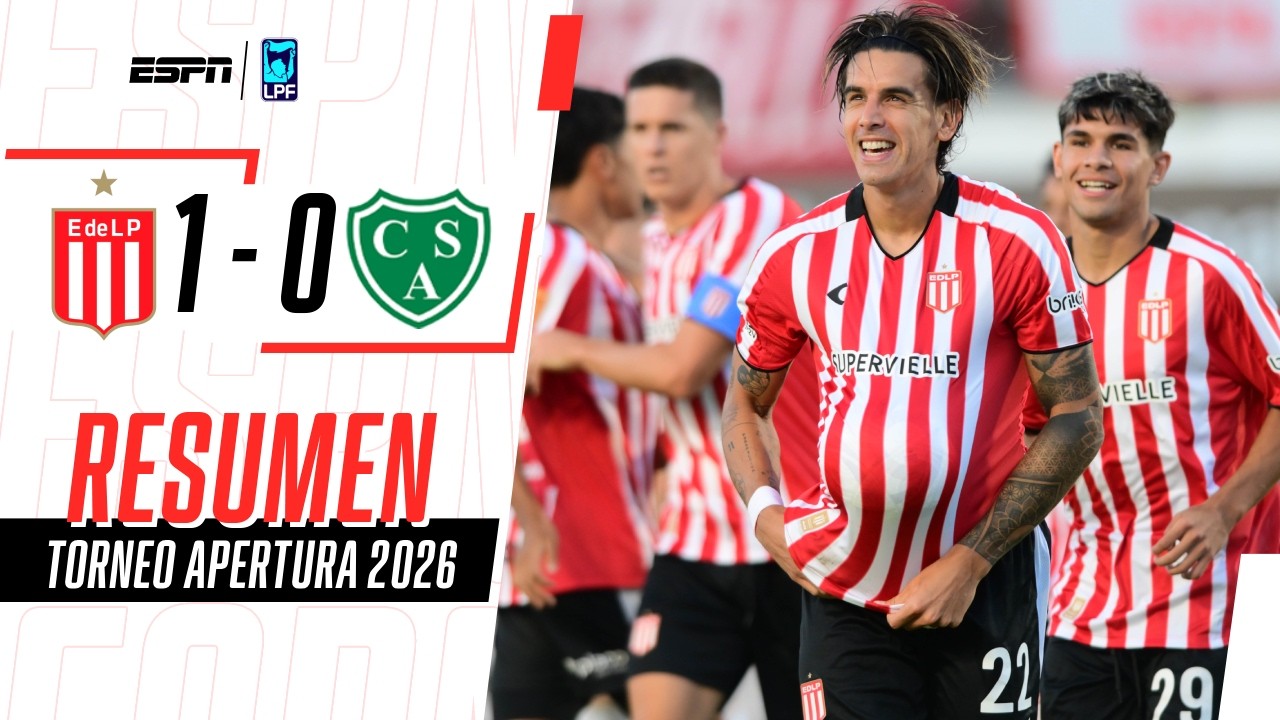 GOL CON DEDICATORIA DE CASTRO Y TRIUNFO SUFRIDO DEL PINCHA | Estudiantes 1-0 Sarmiento | RESUMEN