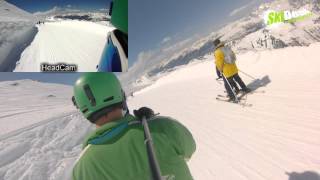 preview picture of video 'סקי בצרפת- לז ארק- Les Arcs- Arandelieres run- SkiDeal'