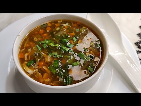 Chicken Hot n Sour Soup Restaurant Style | Hot and Sour Soup | Chicken Soup