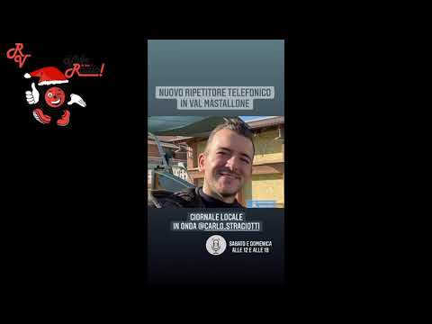 Carlo Stragiotti - Intervista a Radio Valsesia per il nuovo ripetitore telefonico in Val Mastallone