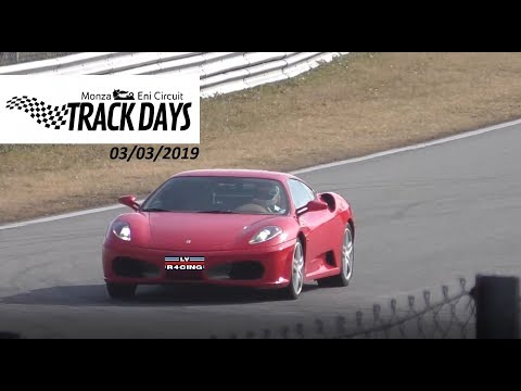 MONZA TRACK DAY 03/03/2019 - Ferrari F430, Mercedes AMG GT C, Alfa 147 GTA