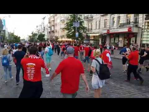 Liverpool fans singing in Kyiv 26.05.2018