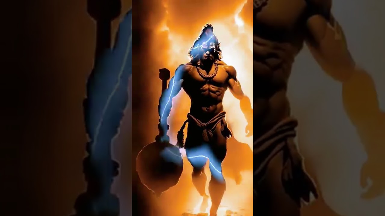 Power of Hanuman ji #hanuman #status #shriram #trending  #shorts  #2025