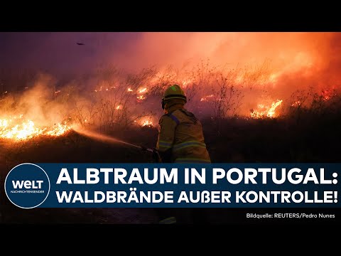 Video Thumbnail: PORTUGAL BRENNT: Waldbrände außer Kontrolle, Helfer aus der EU im Einsatz
