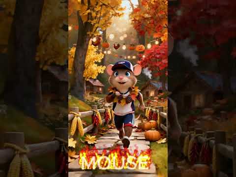 Thanksgiving Farm Animal Run Song | Dog, Cat, Mouse & Rabbit | Fun Nursery Rhymes