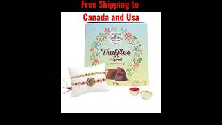 Send rakhi gift hampers to Canada from India with guaranteed delivery