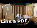 How To Upload And Provide A Link To A PDF