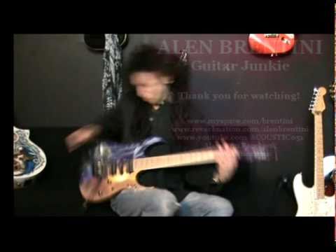 ALEN BRENTINI - Live at home - "Guitar Junkie"
