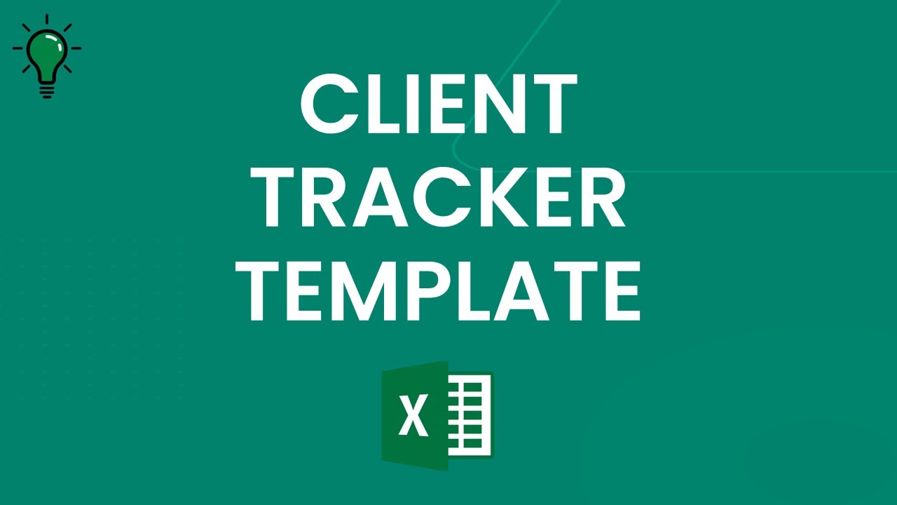 CLIENT TRACKER EXCEL Template: Simplifying Client Interactions